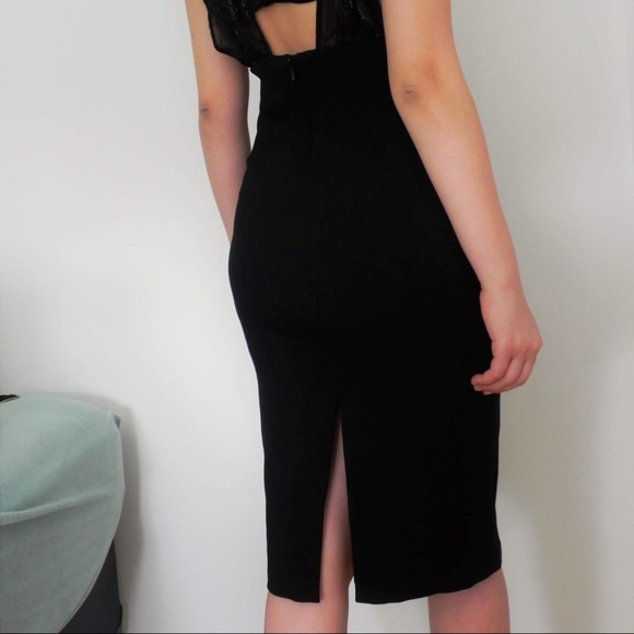 Dynamite robe noire en 2 pièces: bandeau noir+robe - Picture 6 of 6